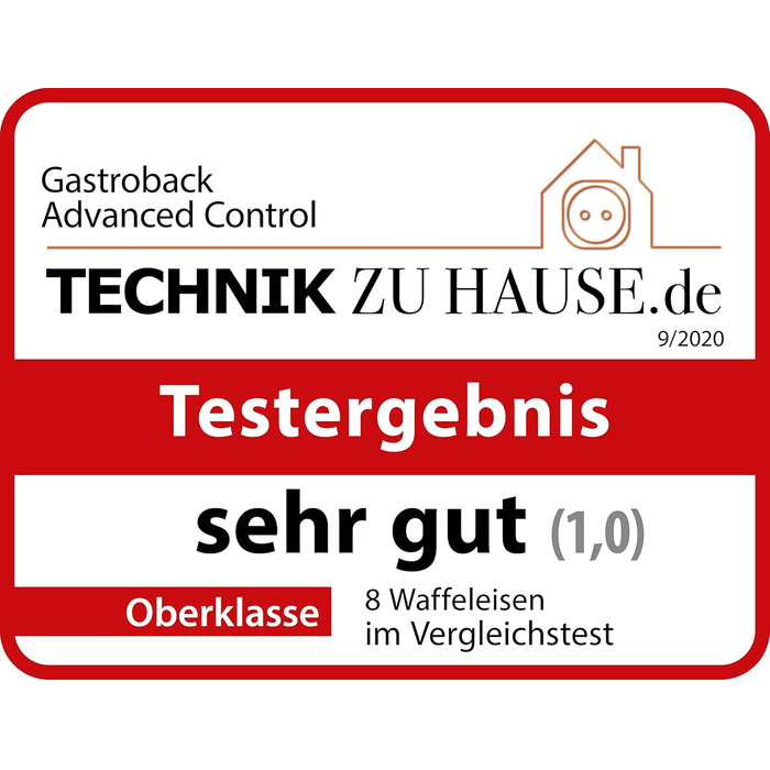 Вафельниця GASTROBACK 42424 Advanced Control, 1600 Вт, 5 програм, 7 рівнів підсмаження, LCD-дисплей, нержавіюча сталь, срібляста, одиночна