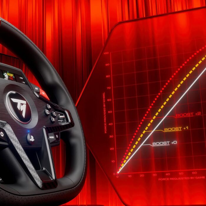 Руль та педалі Thrustmaster T248 Force Feedback для PS5, PS4, PC (оновлена версія)