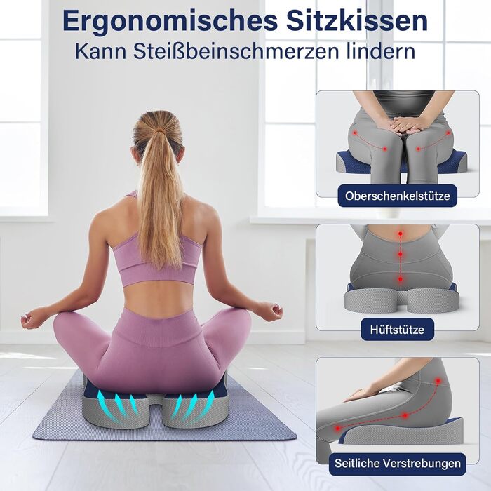 Ортопедична подушка для сидіння Juspota: комфорт та підтримка для офісу та авто