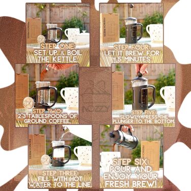 Французький прес Nozzy, 350 мл - кавомашина для приготування кави