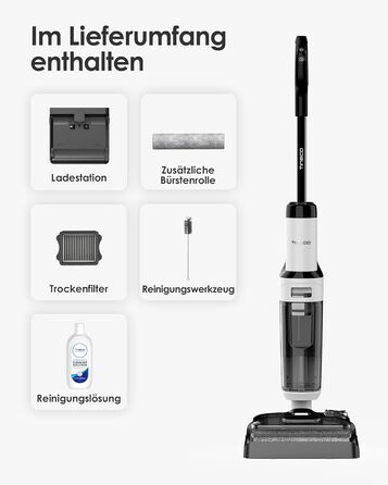 Бездротовий пилосос Tineco S5 Combo: ідеальний для шерсті тварин та липких забруднень, з інтелектом та LED-дисплеєм