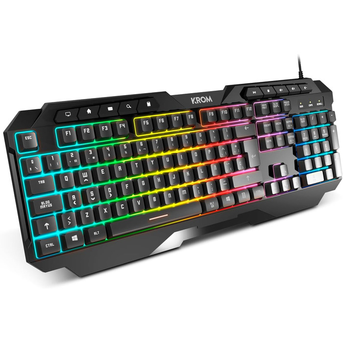 KROM KARRIER Gaming Pack: RGB клавіатура, миша, навушники, килимок для миші - чорний