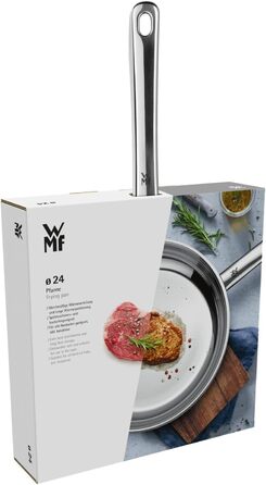 Сковорода WMF Profi Bratpfanne 24 см з нержавіючої сталі, індукційна, без покриття, Cromargan, для духовки