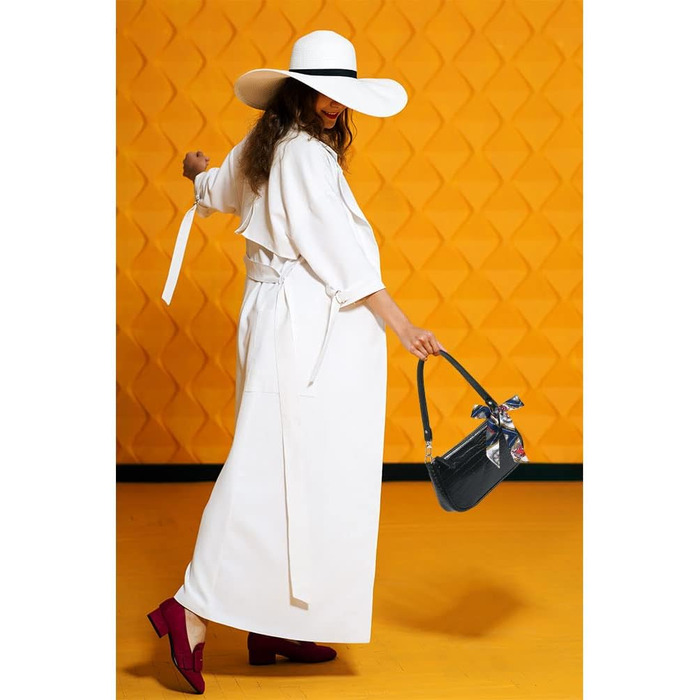 Сумка жіноча через плече міні, вінтажна, ретро стиль, чорна, з тисненням під крокодила. Маленька сумка-бохо для дівчат