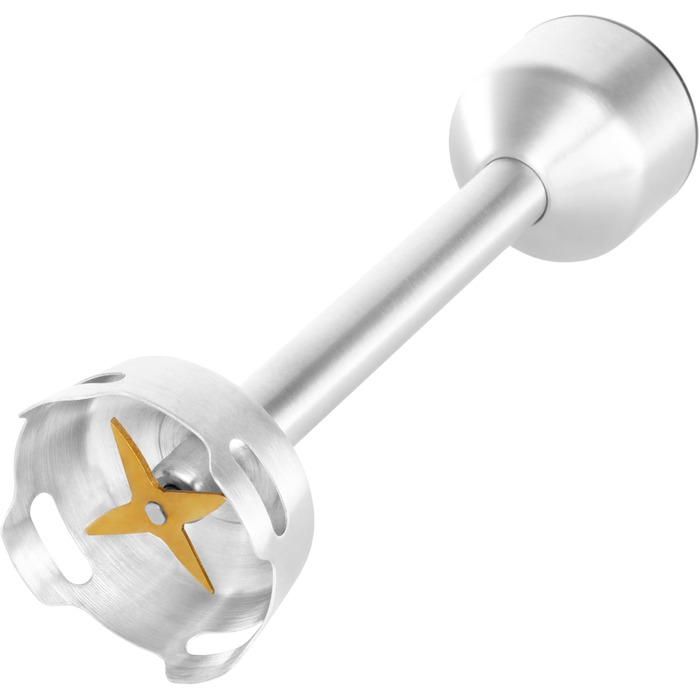 Блендер GASTROBACK #40972 Design Power Stabmixer Set 5-в-1, сріблястий, чорний