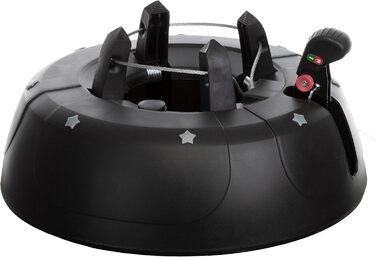 Підставка для ялинки BRANDSSELLER до 2,5 м з механізмом підйому, страхуванням та одним тросом - Зелена