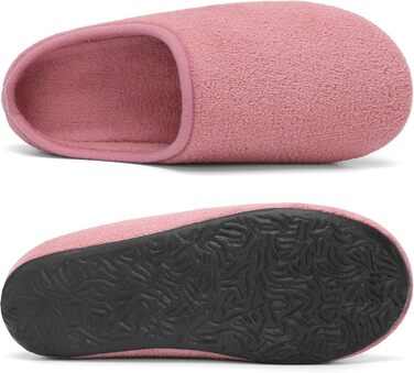 Тапочки жіночі Mishansha, теплі, зимові, кораллового кольору, з велюру, розмір 36 EU, рожеві