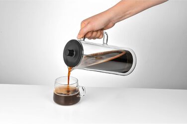 WMF Coffee Time Coffeepress double-walled 0.75l, French Press, coffee maker for 6 cups, glass, dishwasher-safe