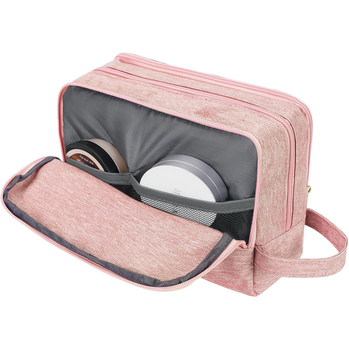 Чоловічий дорожній туалетний органайзер WANDF, косметичка для подорожей, сумка-органайзер для косметики (Джинс, Pure Rosa)