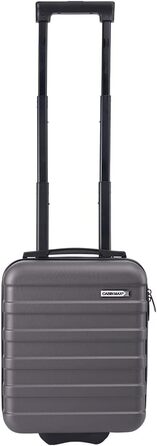Чемодан ручної об'єму 24 л Cabin Max Anode 40x30x20 см з жорстким корпусом Hardscalen, сірий, 2 колеса