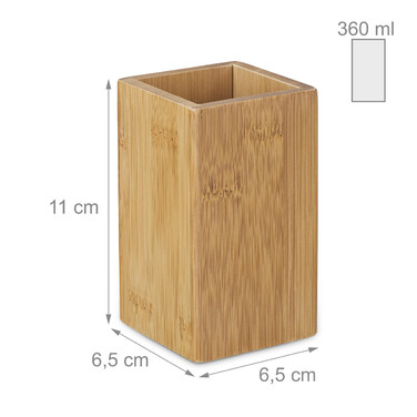 Bamboo Toothbrush Holder