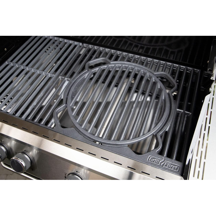 Чавунна решітка Grillfürst X-Rost для газових грилів G-серії (від G210), товщина 11 мм, додатковий гриль-решітка 47,9x41,3 см