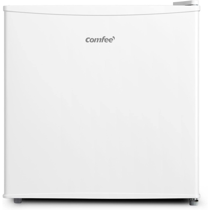Mini холодильник Comfee RCD50WH2(E) 43L з відділенням для льоду, білий. Холодильник для кімнати та офісу, швидке охолодження, регулювання температури, енергоефективний (F)