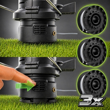 Акумуляторний тример для трави Toolme TM371 (21В) з безщітковим двигуном
