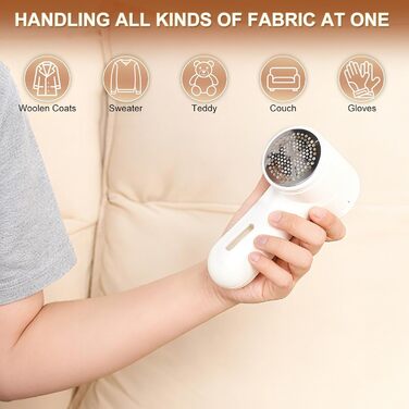 Електричний видалення ворсу Cozary: 6 лез, 5 швидкостей, LED-дисплей, для одягу