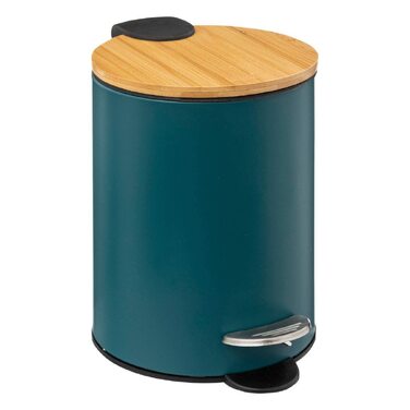 Сміттєвий кошик 5five Modern Color з м'яким закриванням Soft Close, 3 л, колір бірюзовий (Petrol)