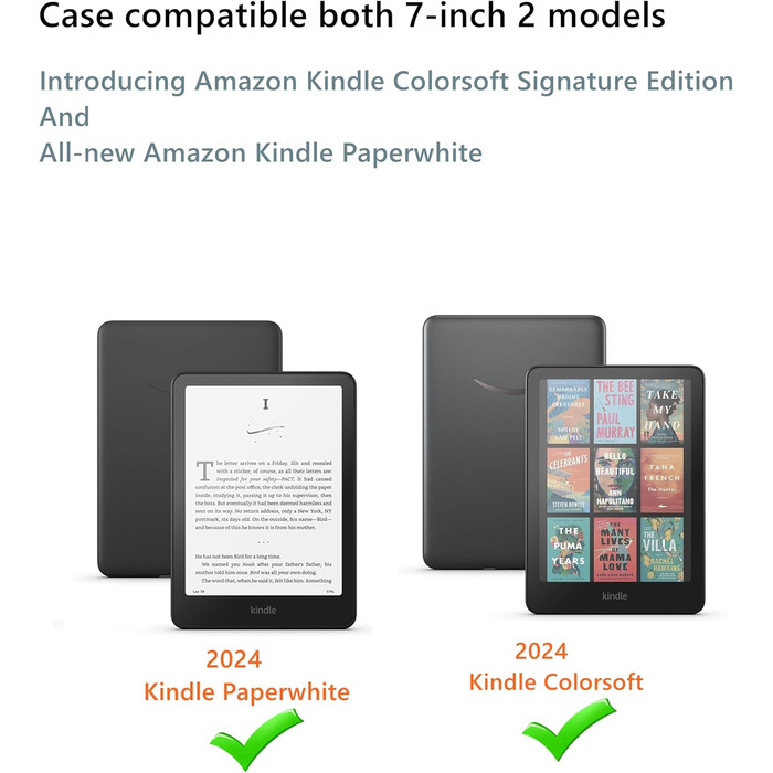 Чохол Flyorigin для Kindle Voyage (2014) з PU шкіри, Smart Sleep/Wake, Navy blue