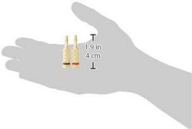 Бананові роз'єми Monoprice з гвинтовим затискачем, закриті (12 пар)