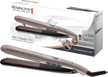 Випрямляч для волосся Remington Wet2Straight Pro S7970 - для мокрого та сухого волосся, LCD-дисплей, 140-230°C