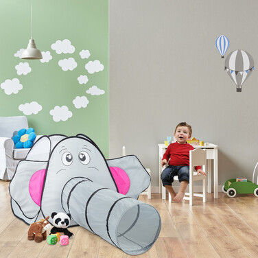 Relaxdays Pop-Up Elephant Play Tent