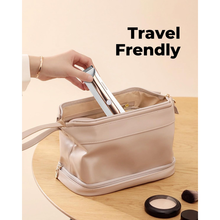 Електричний жіночий тіло-тример PRITECH для бікіні. Вологозахищений (IPX7), USB, з зарядною станцією