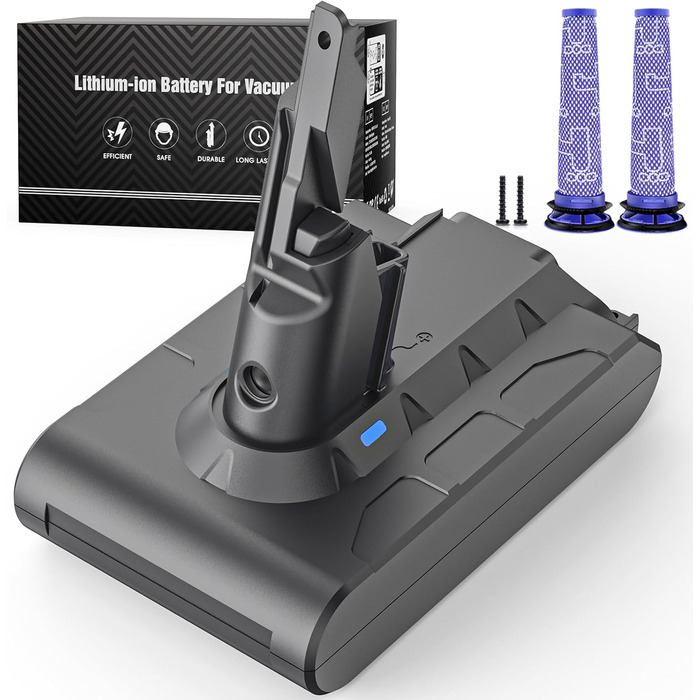 Акумулятор Keenstone 25.2V 6500mAh для пилососів Dyson V10 Animal, Absolute, Motörhead, Fluffy, Total Clean SV12 (замінник V7 6.5Ah)