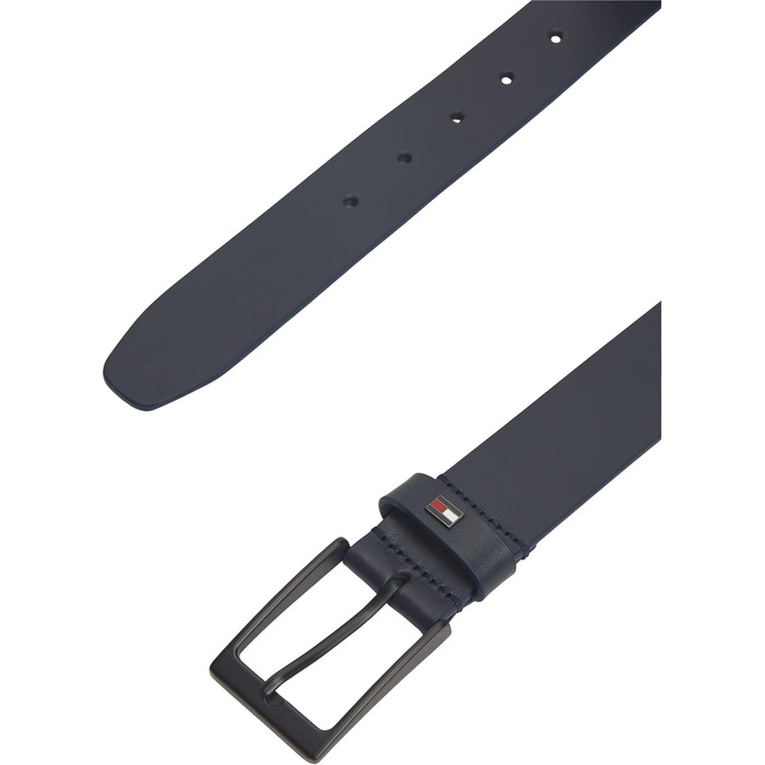 Чоловічий шкіряний ремінь Tommy Hilfiger Layton 3.5 (Space Blue), розмір 90