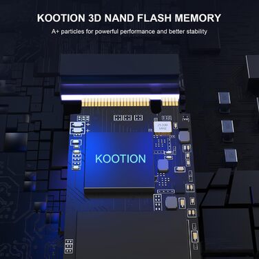 SSD KOOtion 1TB NVMe PCIe 4.0: Швидкий SSD для PS5, ігор та відеомонтажу