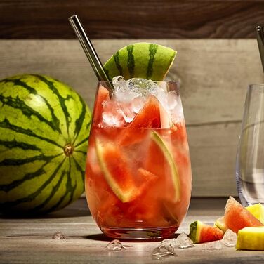 Stölzle Lausitz Water Glasses Event 6-Piece Set 335 ml – Versatile glasses for juice, water & cocktails – High-quality juice glasses made of crystal glass – Dishwasher & shock-resistant drinking glasses, Made in Germany