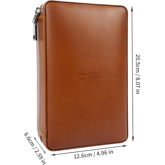 Вишуканий кейс для сигар Time C Club з ножем для сигар та зволожувачем, подарунок для нареченого, на день народження, на День батька