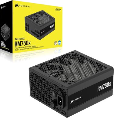 Блок живлення Corsair RM850x (2024) 850W ATX 3.1 PCIe 5.1, повністю модульний, низький рівень шуму, чорний