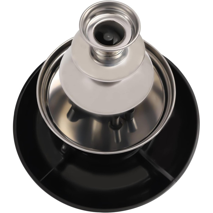 Електричний шоколадний фонтан на 3 яруси з функцією плавлення, 40W, ємність 0.45 кг, з нержавіючої сталі, для вечірок, днів народжень, весіль