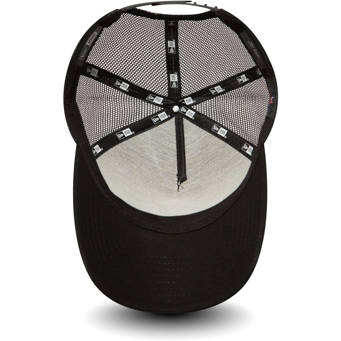 Кепка New Era Miami Heat NBA регульована бейсболка Snapback Trucker 9Forty, універсальний розмір (Trucker-Heat-Black#28450)