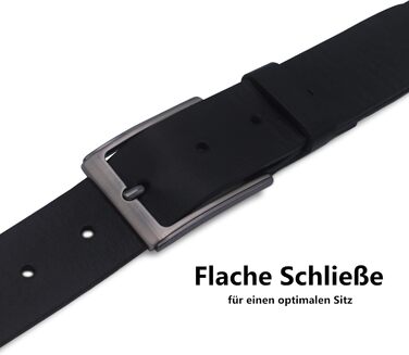 Чоловічий шкіряний ремінь Friedrich Hoffmann Premium - Made in Germany (105 см, 120 см обхвату)