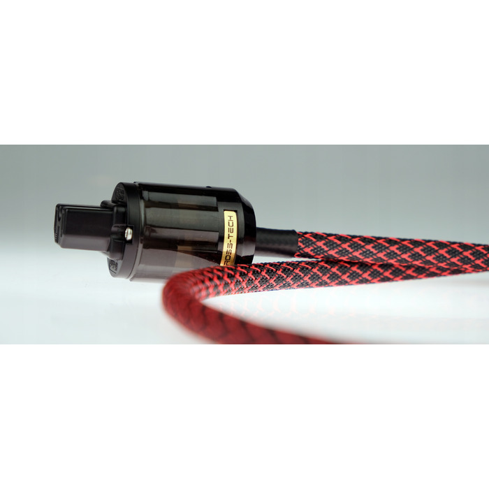 Кабель живлення Cross-Tech Red у обплетенні, 5 м