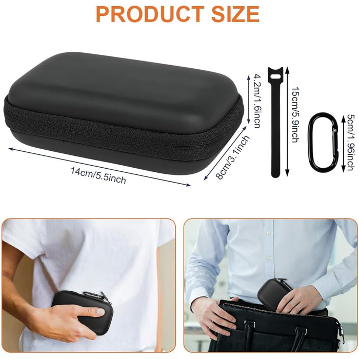 Органайзер для кабелів та аксесуарів: універсальна дорожня сумка для USB, Powerbank та інших гаджетів (#3 Чорний)