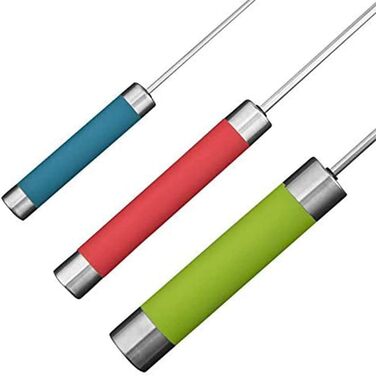 Ручний вінчик з нержавіючої сталі з 3 вінчиками для збивання молока та інших продуктів