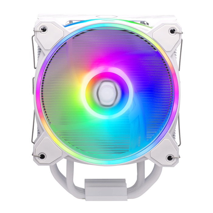 Cooler Master Hyper 212 Halo White - Кулер для CPU з RGB підсвічуванням, чорний, LGA1700/AM5