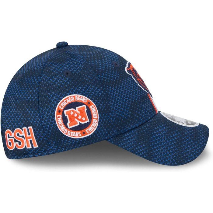 Кепка New Era NFL Sideline 2024 Chicago Bears, кепка-с냅бек, американський футбол, регульована, Marineblau
