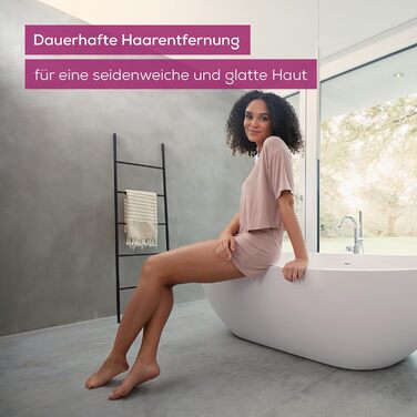 Beurer IPL Velvet Skin Pro: Апарат для епіляції IPL, акумуляторний, для тіла, обличчя, бікіні-зони, з додатком, чорний