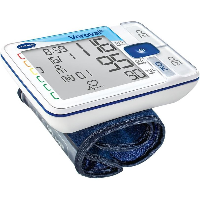 Тонометр Veroval на зап'ясті: точний вимір, контроль позиції, визначення аритмії, з програмним забезпеченням