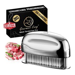 Відбивачка для м'яса з гострими лезами зі сталі нержавіючої, тендеризатор для стейків, яловичини, курки та свинини, підходить для посудомийки