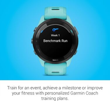 Garmin Forerunner 265 чорний/світло-сірий (46 мм, Aqua та чорний) - GPS годинник для бігу