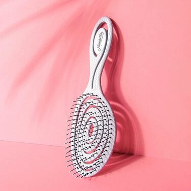 Щітка для волосся Ninabella без заплутування - для жінок та чоловіків - розпушувач для кучерявого та довгого волосся - розпушувальна щітка, щітки для волосся - блакитний, світло-блакитний