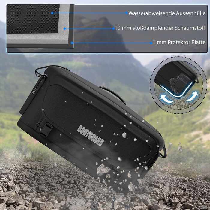 Чохол для камери Bodyguard 4XL – захисний кейс для фотоапаратів з великим відділенням та водонепроникним покриттям