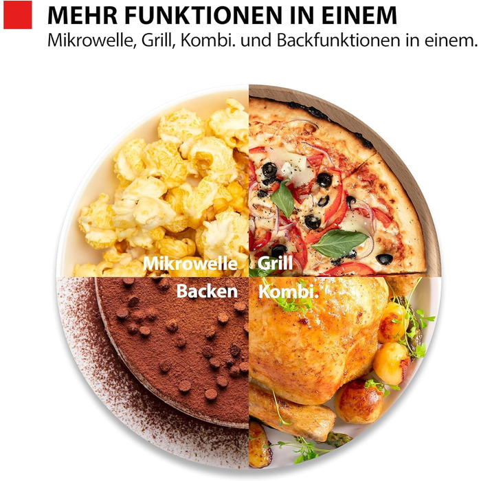 Мікрохвильова піч Toshiba MW3-AG25PFI(MG) з грилем та функцією духовки - 25L, 900W Inverter, 1100W Grill, вбудована, цифрова, 57dB, Chef-Abtauung, сірий колір Morandi, 25L, гриль, інвертор
