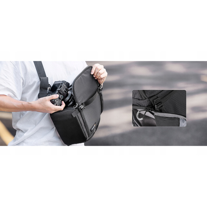 Фотосумка K&F Concept Beta Messenger 10 л, чорна