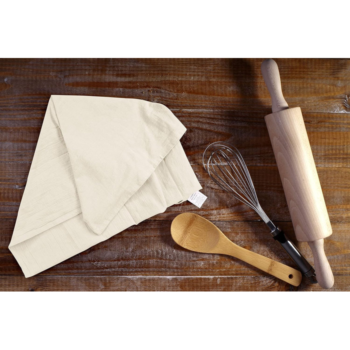 Utopia Kitchen 24-Pack 100% Cotton Dish Towels, Flour Sack Fabric, for Cleaning & Drying – Highly Absorbent Kitchen Dish Towels, Natural, 71.1 x 71.1 cm