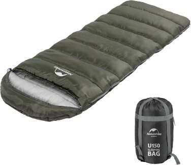 Спальний мішок Naturehike - U-Green, 7°C, для туризму та кемпінгу, підлітків та дорослих