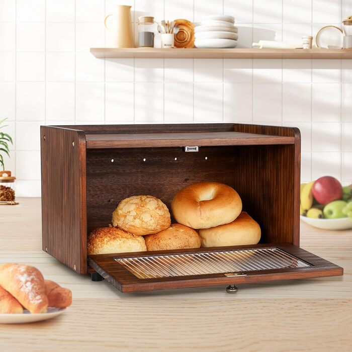 Бротокришка GUUSII HOME з дерева, 36.5x23.5x22 см (колір: коричневий)